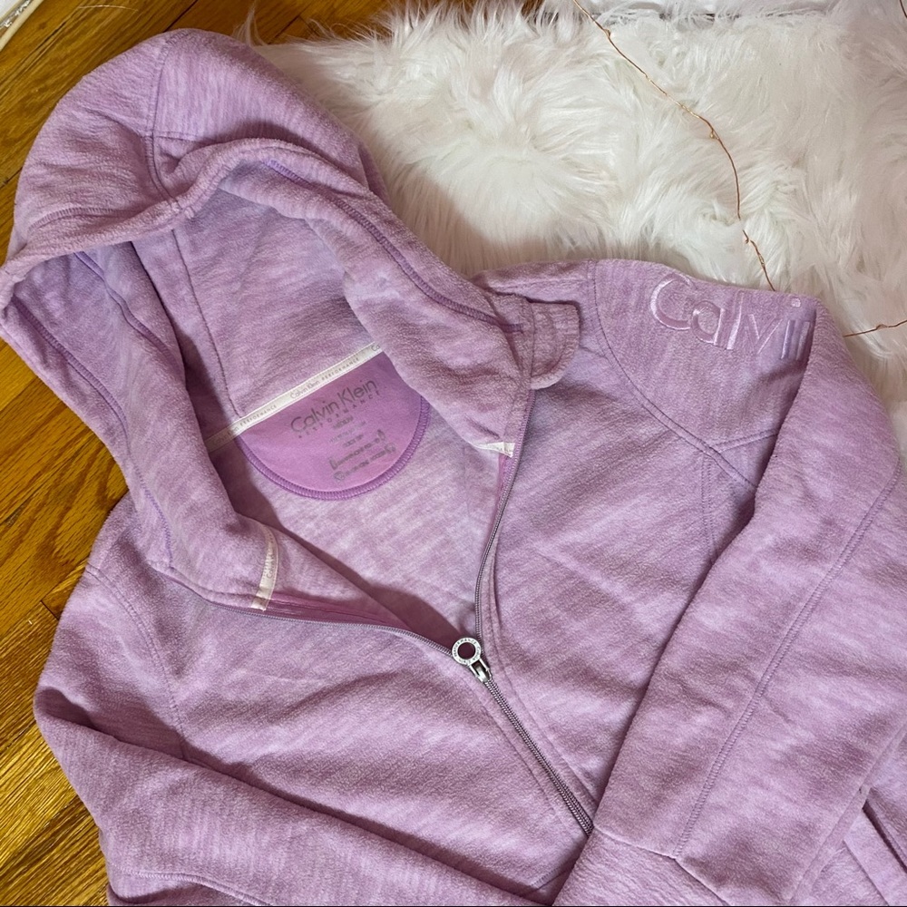 Calvin Klein lilac Zip up jacket